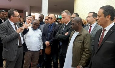 أقوى لحظات زيارة رئيس الجامعة الدولية ووفد الجامعة الإفريقية للرياضة المدرسية لثانوية رياضة ودراسة بفاس بأكاديمية فاس مكناس