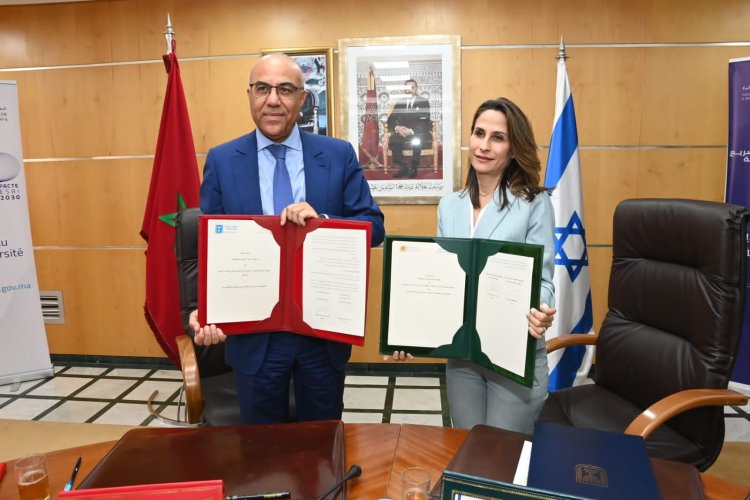 الميراوي يوقع مذكرة تفاهم بين وزارة التعليم العالي والبحث العلمي والابتكار للمملكة المغربية ووزارة الابتكار والعلوم والتكنولوجيا لدولة إسرائيل