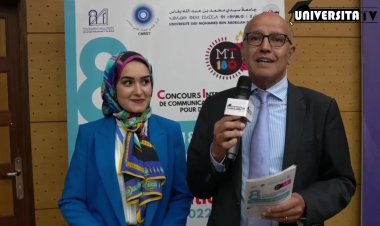 Jihane KENFAOUI, doctorante à la FST de l'USMBA de Fès, remporte la finale nationale de la 8ème édition de: " Ma thèse en 180 secondes".