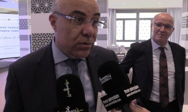 Abdellatif MIRAOUI lors de la 1ère Rencontre Universitaire Nationale Intitulée : "Université, Culture et Humanités