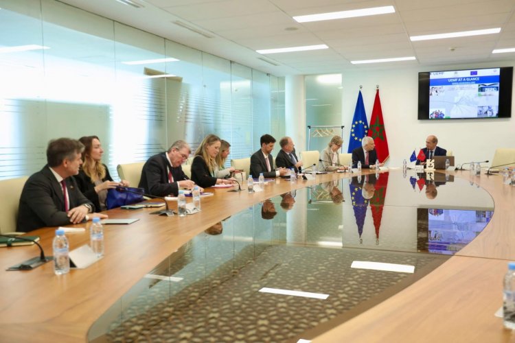 Une illustre visite à l’UEMF de Fès : le dialogue Euro Méditerranéen en action