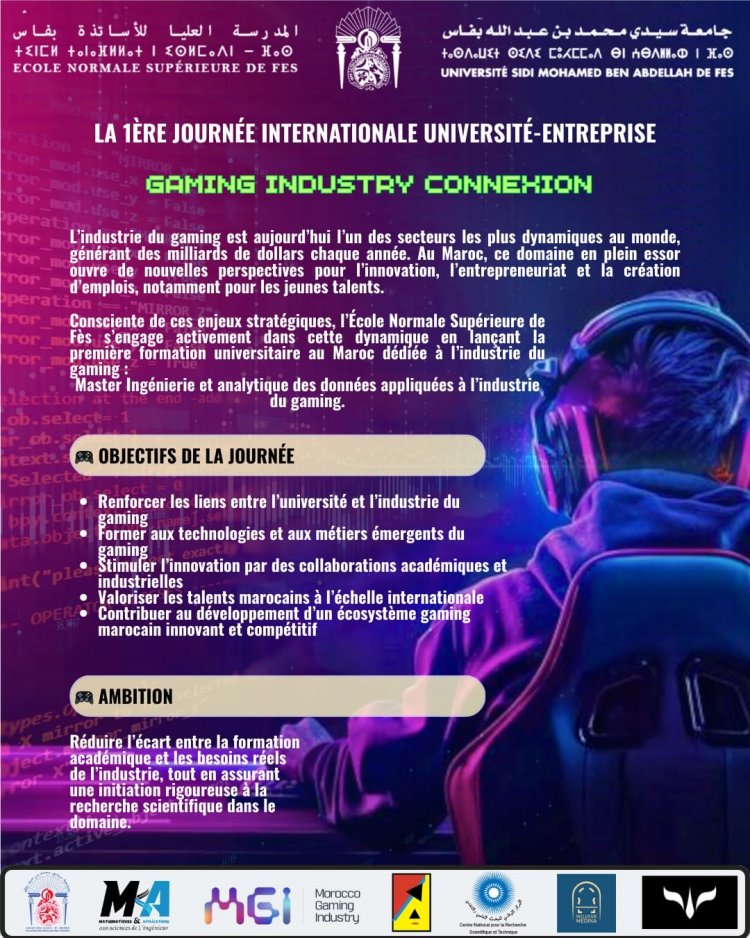 Gaming Industry Connexion : quand l’USMBA de Fès anticipe les industries du futur