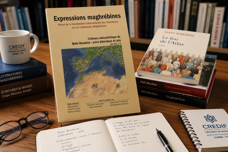 Mahi Binebine, entre toile et manuscrit : un dossier international relit son œuvre au croisement des arts
